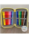 Penar echipat cu 3 fermoare Pelikan 400207264, 43 piese, Mascotte, Surfer