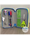 Penar echipat cu 3 fermoare Pelikan 400207264, 43 piese, Mascotte, Surfer