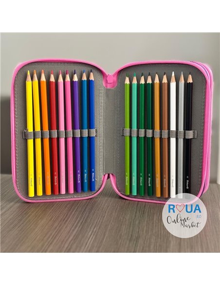Penar echipat cu 3 fermoare Pelikan 400207264, 43 piese, Mascotte, Painter