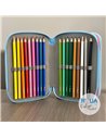 Penar echipat cu 3 fermoare Pelikan 400207264, 43 piese, Mascotte, Captain