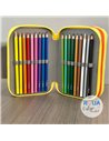 Penar echipat cu 3 fermoare Pelikan 400207249, 43 piese, Happy animals, Duck