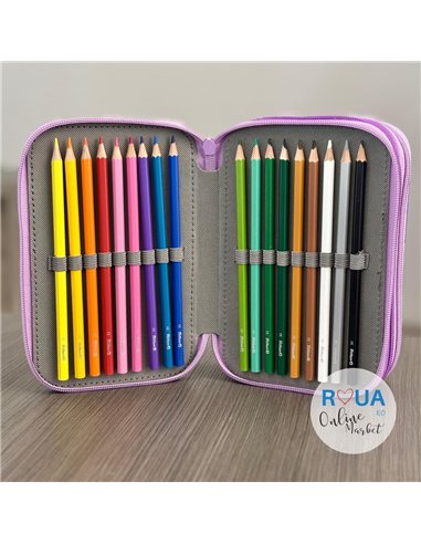 Penar echipat cu 3 fermoare Pelikan 400207249, 43 piese, Happy animals, Monkey