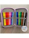 Penar echipat cu 3 fermoare Pelikan 400207249, 43 piese, Happy animals, Monkey