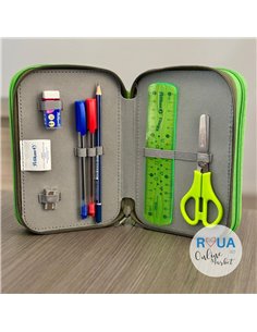 Penar echipat cu 3 fermoare Pelikan 400207261, 43 piese, Monsters 2 2