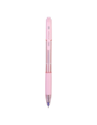 Pix cu gel si mecanism Deli XTream, 0.7 mm, mina albastra, corp pastel
