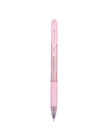 Pix cu gel si mecanism Deli XTream, 0.7 mm, mina albastra, corp pastel