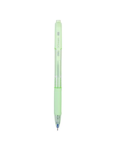 Pix cu gel si mecanism Deli XTream, 0.7 mm, mina albastra, corp pastel