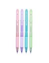 Pix cu gel si mecanism Deli XTream, 0.7 mm, mina albastra, corp pastel
