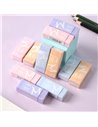 Radiera creion Deli Macarons, material eco PVC, non-toxic, Pastel