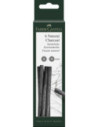 FC129398,Cutie 6 buc carbune natural pitt monochrome 6-11mm Faber-castell
