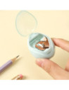 DLE0525-36,Ascutitoare plastic cu container macarons Deli - Set 36