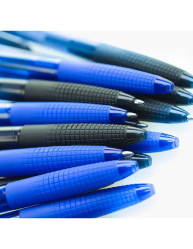 PBPGG8RML-12,Pix cu mecanism 1mm supergrip retractabil albastru Pilot - Set 12