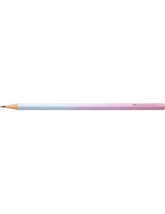 FC118402-12,Creion grafit b triunghiular flow roz-bleu Faber-castell - Set 12 2
