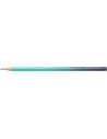 FC118403-12,Creion grafit b triunghiular flow albastru-turcoaz flow - Set 12