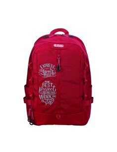 Ghiozdan scoala Herlitz Boost Antigravity, 46 x 32 x 17cm, Bordo