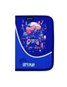 Penar neechipat cu 1 fermoar si 2 clape Herlitz 400211241, Motiv Let s play