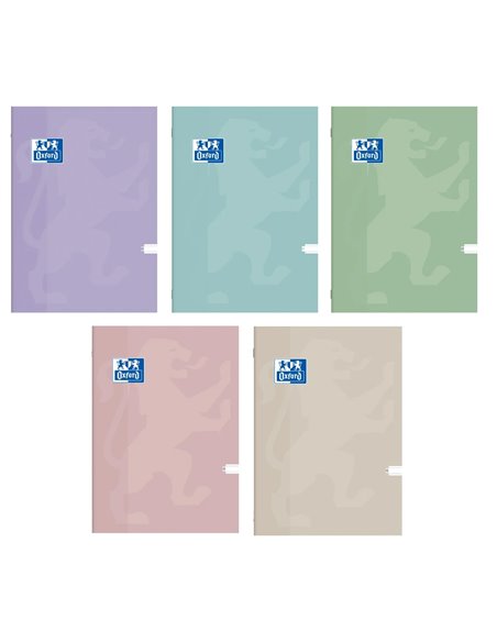 Caiet oxford a4 60f dictando pefc touch pastel - Set 5