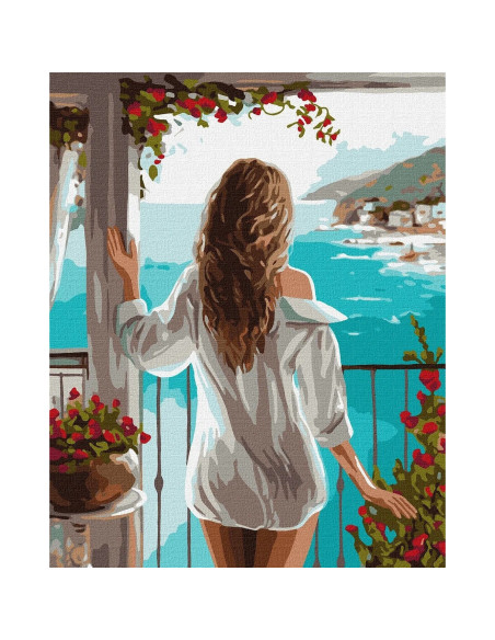 KHO8316,Pictura pe numere cu sasiu 40x50 cm KHO8316
