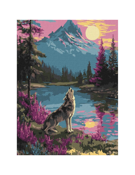 KHO6820,Pictura pe numere cu sasiu 30x40 cm KHO6820
