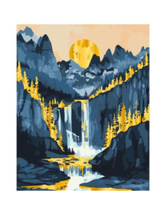 11076-AC,Pictura pe numere 40x50 cm 11076-AC