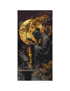 LW5126,Pictura pe numere (culori acrilice metalizate) 40x80 cm LW5126