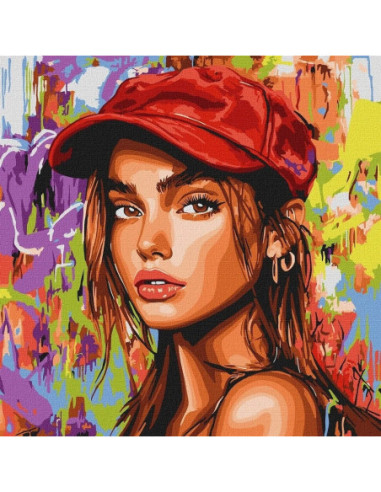 KHO8600,Pictura pe numere 40x40 cm KHO8600