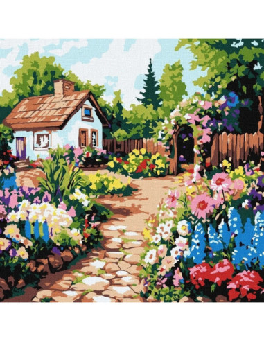 KHO6382,Pictura pe numere 30x30 cm KHO6382