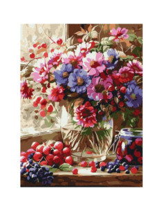 KHO5693,Pictura pe numere cu sasiu 30x40 cm KHO5693