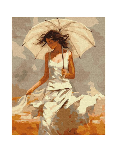 KHO8365,Pictura pe numere cu sasiu, 40x50 cm, KHO8365