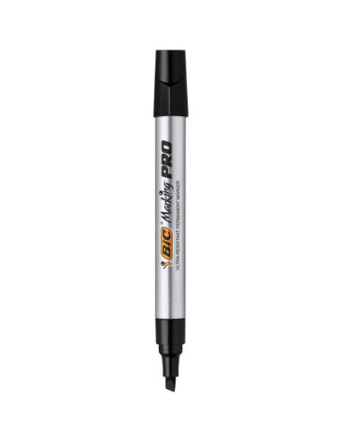 BC964802-12,Marker permanent negru varf tesit pro industrial Bic - Set 12