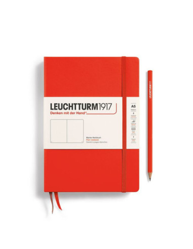 LT369783,Caiet a5 velin coperta rigida portocaliu inchis lobster Leuchtturm
