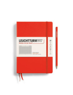 LT369786,Caiet a5 aritmetica coperta rigida portocaliu inchis lobster Leuchtturm