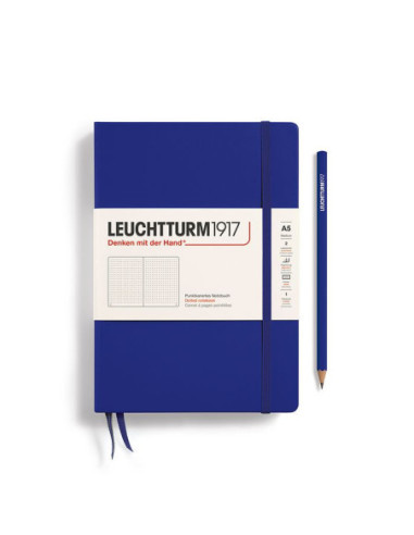 LT369792,Caiet a5 punctat coperta rigida albastru cerneala Leuchtturm