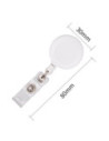 DL8309,Dispozitiv cu snur retractabil set 12 bucati 80 cm alb Deli