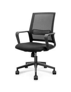 DLE4501,Scaun birou spatar mesh, sistem roti abs 4501 negru Deli