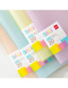 DLEB032-12,Mapa prezentare 20 folii cop. rigide culori pastel bali Deli - Set 12