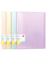 DLEB033-12,Mapa prezentare 30 folii cop. rigide culori pastel bali Deli - Set 12
