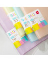 DLEB033-12,Mapa prezentare 30 folii cop. rigide culori pastel bali Deli - Set 12