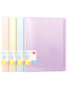 DLEB034-12,Mapa prezentare 40 folii cop. rigide culori pastel bali Deli - Set 12