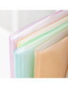 DLEB034-12,Mapa prezentare 40 folii cop. rigide culori pastel bali Deli - Set 12