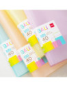 DLEB034-12,Mapa prezentare 40 folii cop. rigide culori pastel bali Deli - Set 12