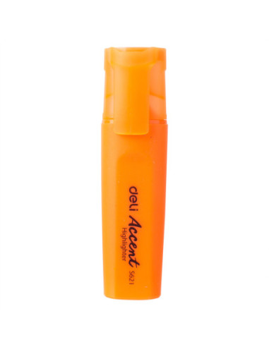 DLES621P-10,Textmarker portocaliu accent s621 Deli - Set 10