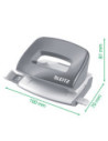 LZ50601026,Perforator 10 coli model mini 5060 rosu wow Leitz