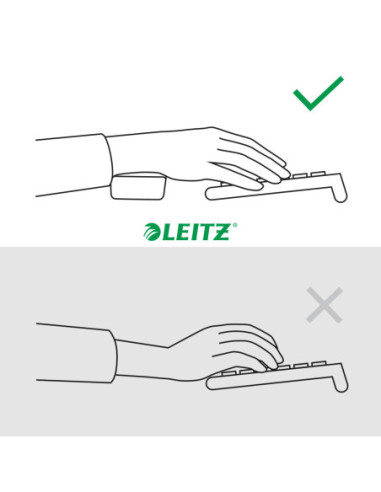 LZ65230089,Suport tastatura gri carbune ergo Leitz