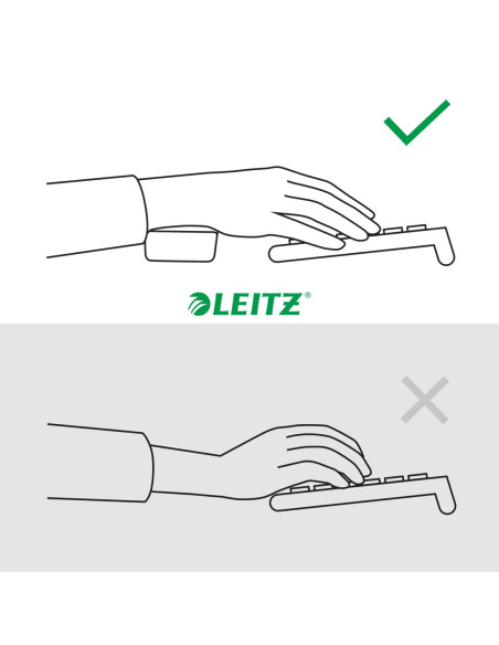 LZ65230089,Suport tastatura gri carbune ergo Leitz