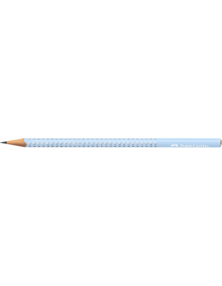 FC118251-12,Creion grafit b sparkle bleu sky 2024 Faber-castell - Set 12
