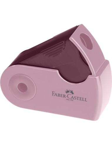 FC182774-12,Ascutitoare plastic simpla sleeve-mini harmony 2024 Faber-castell - Set 12