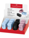 FC182774-12,Ascutitoare plastic simpla sleeve-mini harmony 2024 Faber-castell - Set 12