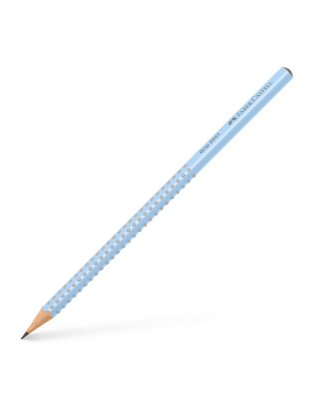 FC517074-12,Creion grafit b grip 2001 bleu sky Faber-castell - Set 12