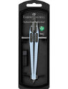 FC574474,Compas quick-set grip bleu sky Faber-castell